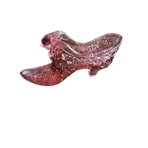 Carnival Glass  Vintage Shoe